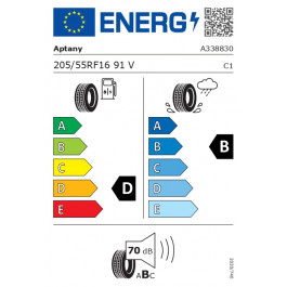 PNEU APTANY 205/55 R16 RA302 91 V (RF)