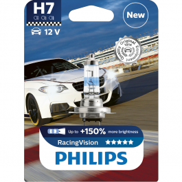 BOMBILLA H7 55W 12V PHILIPS RACING VISION 1 UD