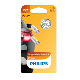 BOMBILLA W3W PHILIPS VISION 12V 2 UDS